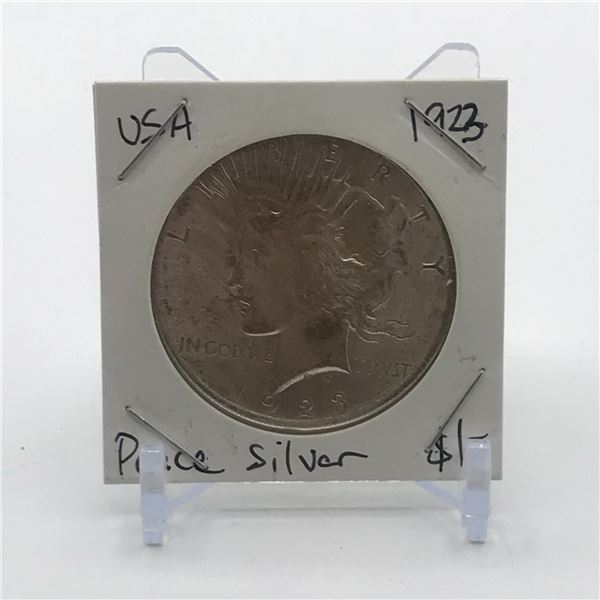 PEACE SILVER DOLLAR - MINTED IN 1923
