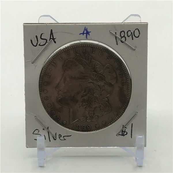 SILVER DOLLAR - MINTED IN 1890