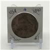 Image 1 : SILVER DOLLAR - MINTED IN 1890