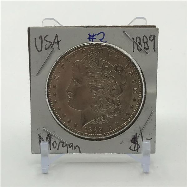 MORGAN SILVER DOLLAR - MINTED IN 1889