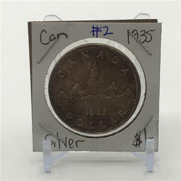 CANADIAN SILVER DOLLAR - MINTED IN 1935