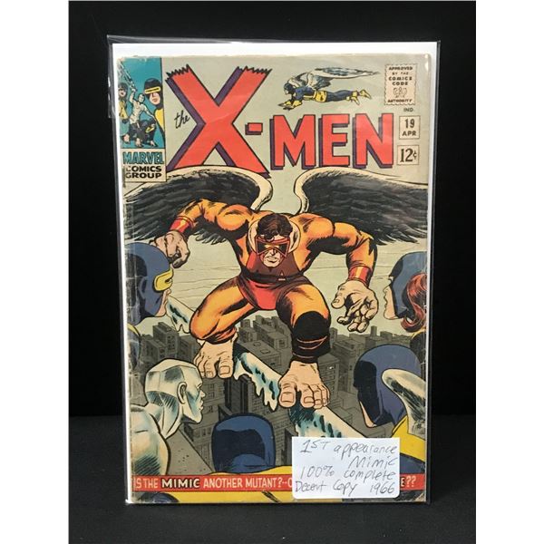 THE X-MEN #19 (1966) 1ST APP MIMIC COMPLETE COPY - MARVEL COMICS