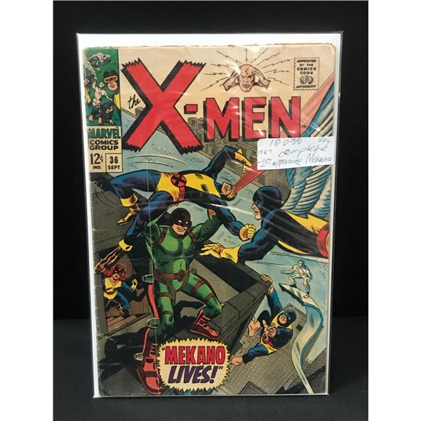 THE X-MEN #36 (1967) 1ST APP MEKANO 100% COMPLETE - MARVEL COMICS