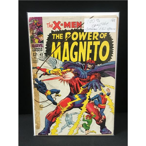 THE X-MEN #43 (1968) 100% COMPLETE - MARVEL COMICS