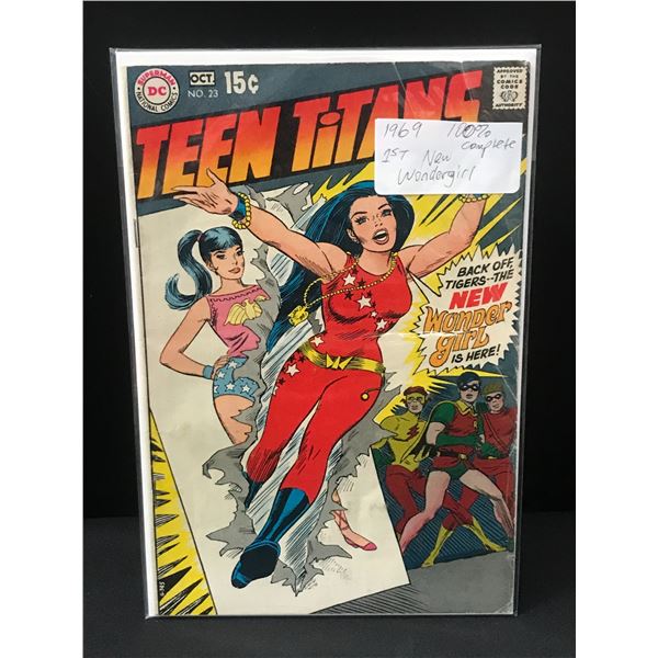 TEEN TITANS #23 (1969) 1ST APP NEW WONDERGIRL - DC COMICS