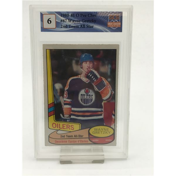 1980-81 OPC #87 WAYNE GRETZY 2ND TEAM ALL STAR - GCG GRADE 6