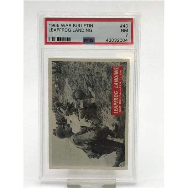 1965 WAR BULLETIN LEAPFROG LANDING - PSA GRADE 7