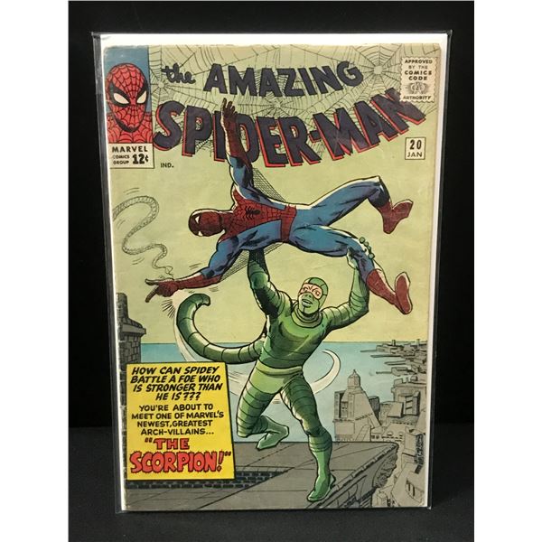 THE AMAZING SPIDERMAN NO.20 (1ST APP SCORPION) - MARVEL COMICS