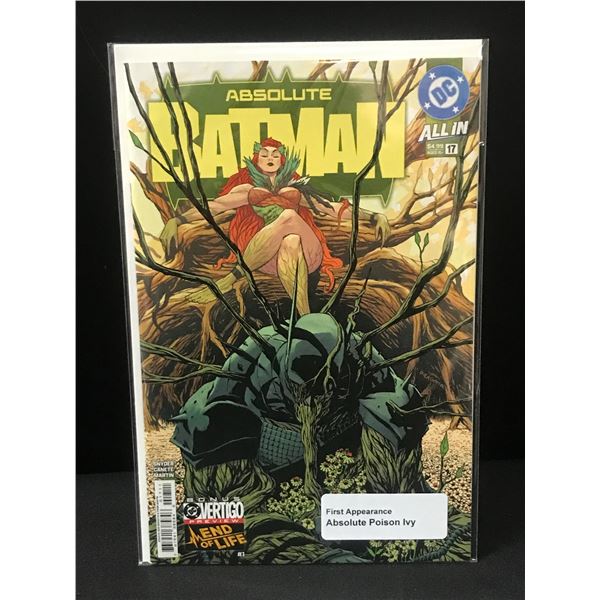 ABSOLUTE BATMAN #17 1ST ABSOLUTE POISON IVY - DC COMICS