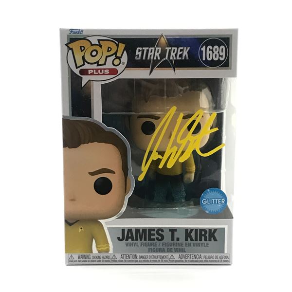 WILLIAM SHATNER SIGNED CAPTAIN KIRK STAR TREK FUNKO POP - WWOC COA
