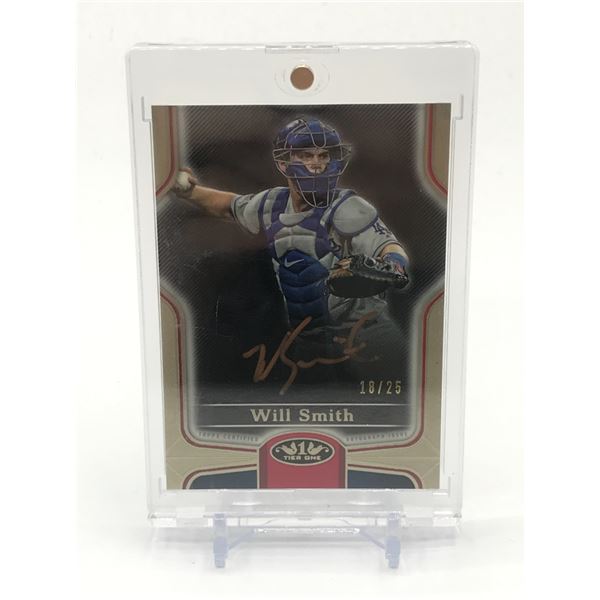 2020 TOPPS TIER ONE BASEBALL WILL SMITH ROOKIE CARD 18/25
