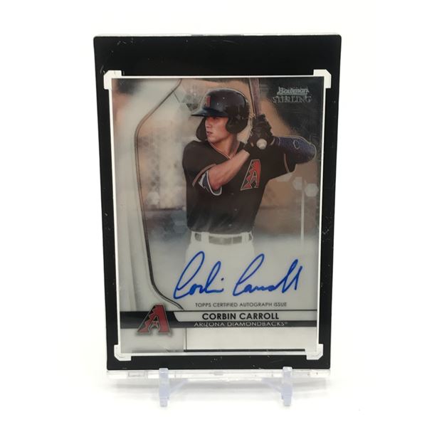 2020 TOPPS BOWMAN STERLING CORBIN CARROLL SIGNED ROOKIE CARD