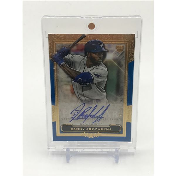 2020 TOPPS CERTIFIED AUTOGRAPH ISSUE RANDY AROZARENA SIGNED ROOKIE CARD 07/25