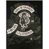 Image 1 : RON PEARLMAN SIGNED SONS OF ANARCHY REPLICA VEST - WWOC COA