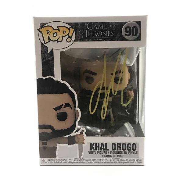 JASON MAMOA SIGNED KHAL DROGO GAME OF THRONES FUNKO POP - HOLLYWOOD COA