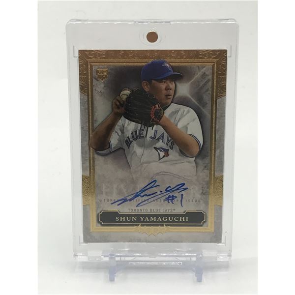 2020 TOPPS CERTIFIED AUTOGRAPH ISSUE SHUN YAMAGUCHI SIGNED ROOKIE TRADING CARD