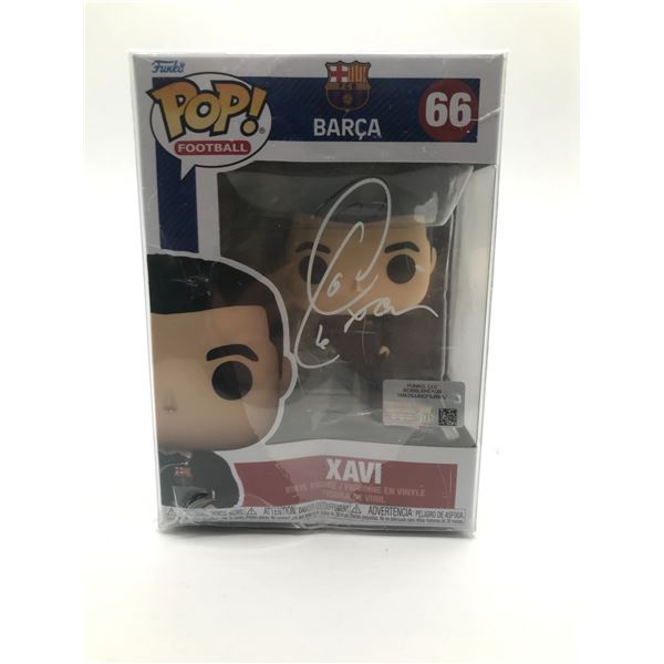XAVI SIGNED BARCA FUNKO POP - GA AUTOGRAPH COA