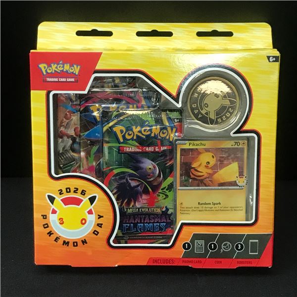 POKEMON TCG 2026 POKEMON DAY SEALED TRADING CARD BOX
