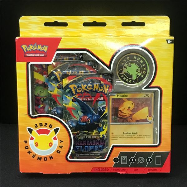 POKEMON TCG 2026 POKEMON DAY SEALED TRADING CARD BOX