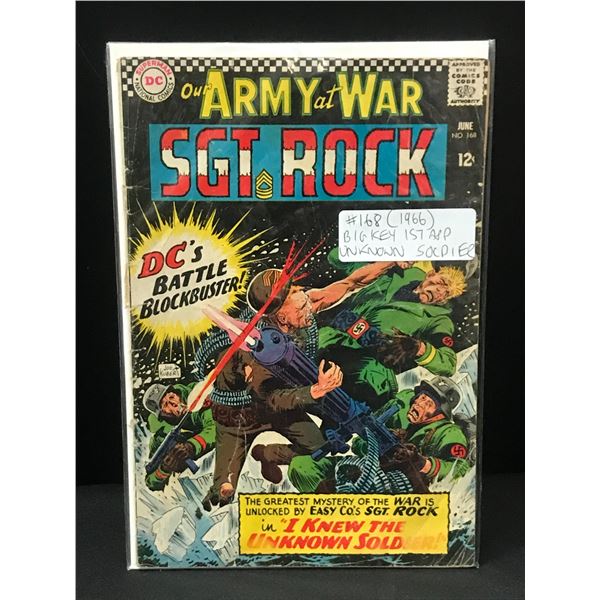 OUR ARMY AT WAR #168 (1966) 1ST APP UNKNOWN SOLDIER - DC COMICS