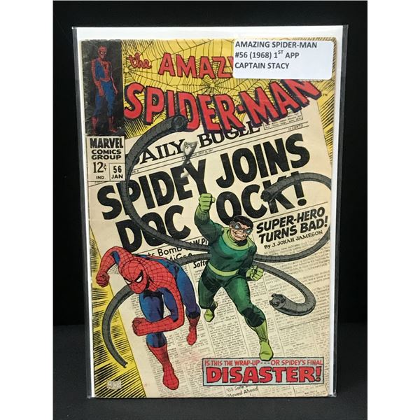 THE AMAZING SPIDERMAN #56 (1968) 1ST APP CAPTAIN STACY - MARVEL COMICS