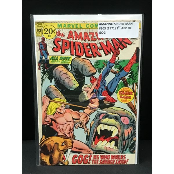 THE AMAZING SPIDERMAN #103 (1971) 1ST APP OF GOG - MARVEL COMICS