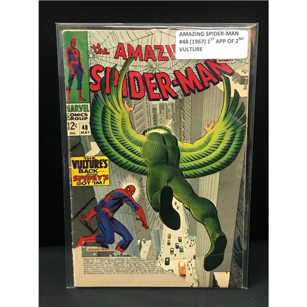 THE AMAZING SPIDERMAN #48 (1967) 1ST APP 2ND VULTURE - MARVEL COMICS