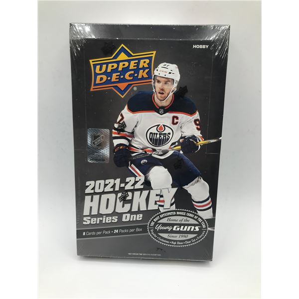 2021-22 UPPER DECK SERIES ONE HOCKEY SEALED TRADING CARD BOX
