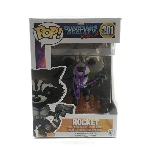 BRADLEY COOPER SIGNED ROCKET FUNKO POP - HOLLYWOOD COA