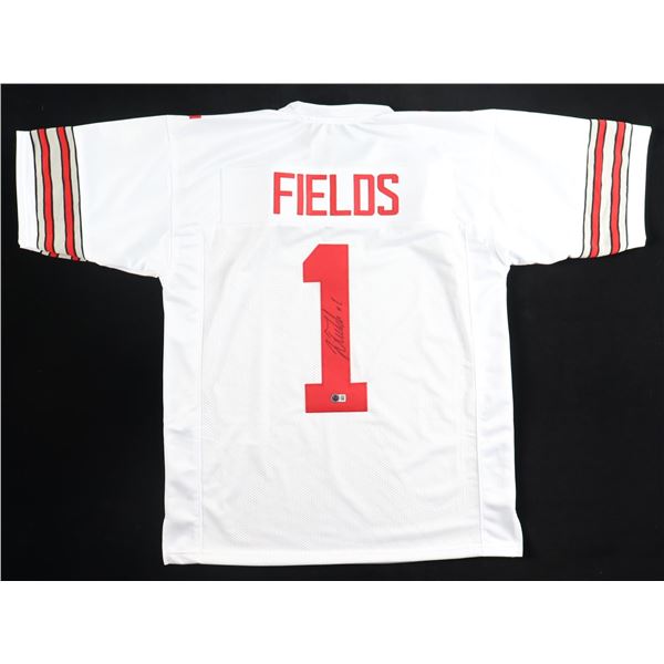 JUSTIN FIELDS SIGNED JERSEY - BECKETT COA