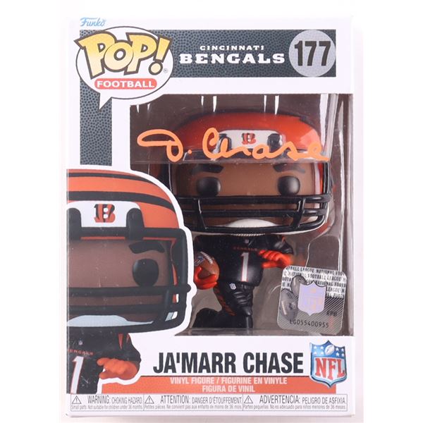JA'MARR CHASE SIGNED FUNKO POP - JSA COA