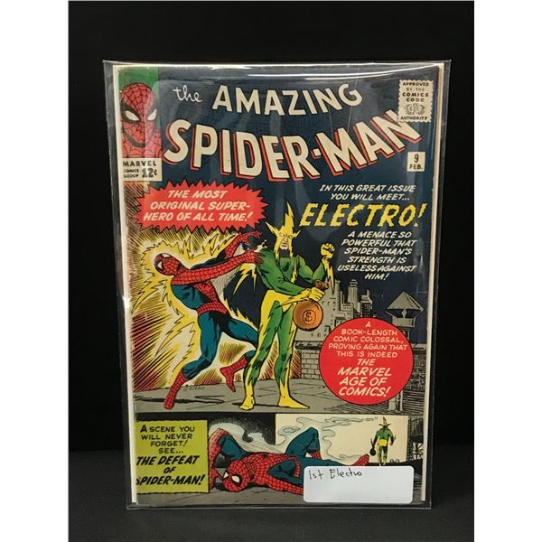 THE AMAZING SPIDER-MAN #9 1ST ELECTRO - MARVEL COMICS