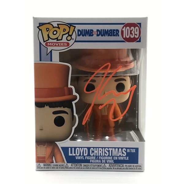 JIM CARY SIGNED LLOYD CHRISTMAS FUNKO POP - KB COA