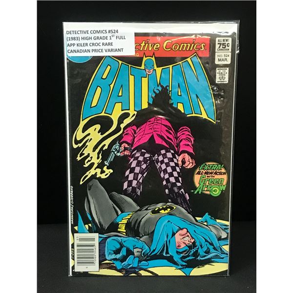 DETECTIVE COMICS #524 (1983) 1ST APP KILLER CROC CPV - DC COMICS