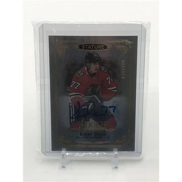 2019-20 UPPER DECK STATURE HOCKEY KIRBY DACH SIGNED ROOKIE CARD 074/199