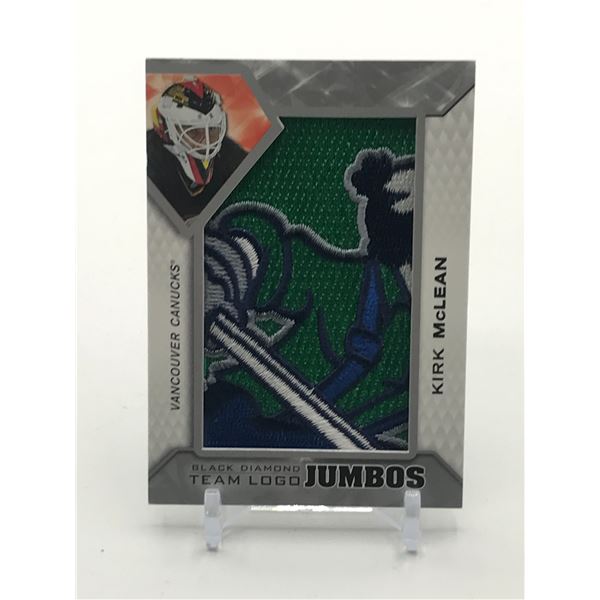 2019-20 UPPER DECK BLACK DIAMOND HOCKEY KIRK MCLEAN TEAM JUMBOS LOGO TRADING CARD