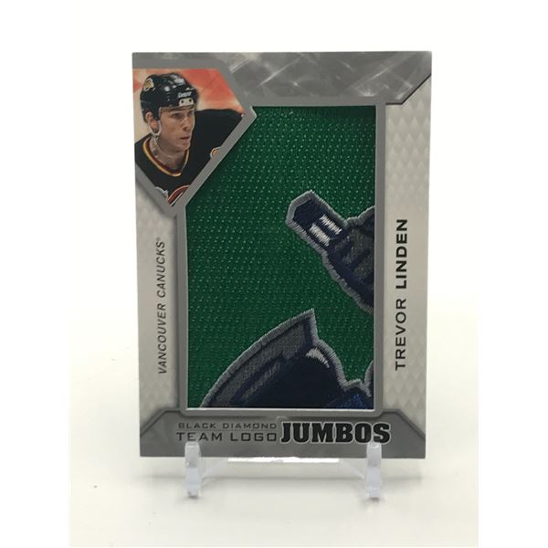2019-20 UPPER DECK BLACK DIAMOND HOCKEY TREVOR LINDEN TEAM LOGO JUMBOS TRADING CARD
