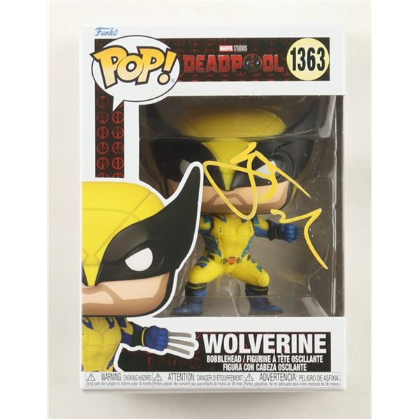 HUGH JACKMAN SIGNED WOLVERINE FUNKO POP - BECKETT COA