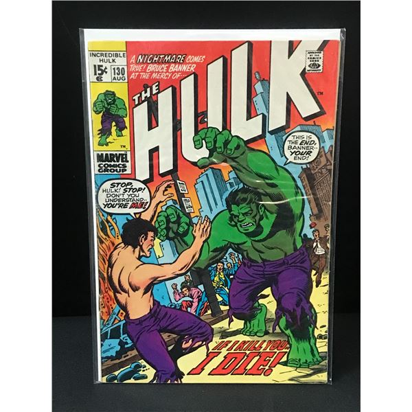 THE INCREDIBLE HULK #130 - MARVEL COMICS