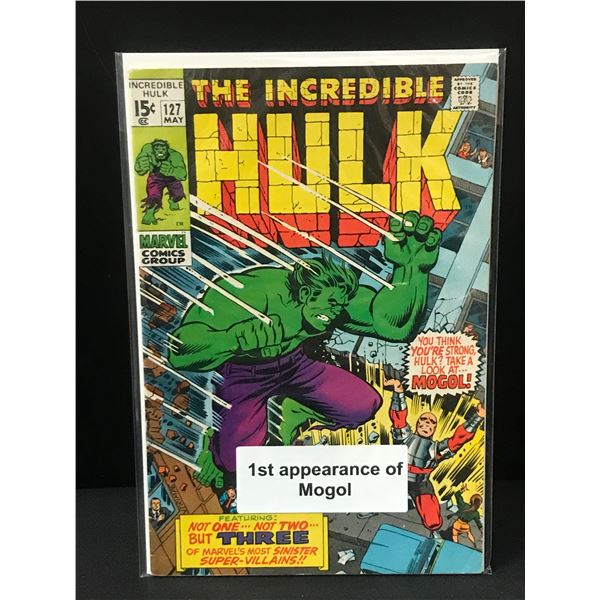 THE INCREDIBLE HULK #127 1ST APP MOGOL - MARVEL COMICS