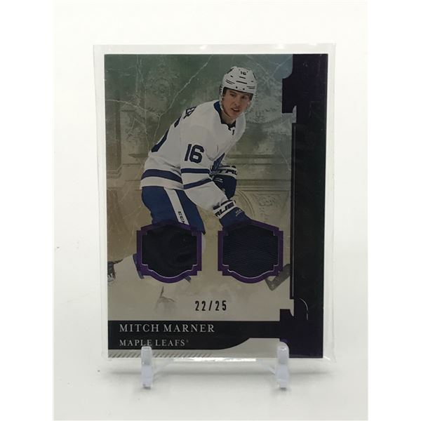 2019-20 UPPER DECK ARTIFACTS HOCKEY MITCH MARNER DUAL PATCH TRADING CARD 22/25