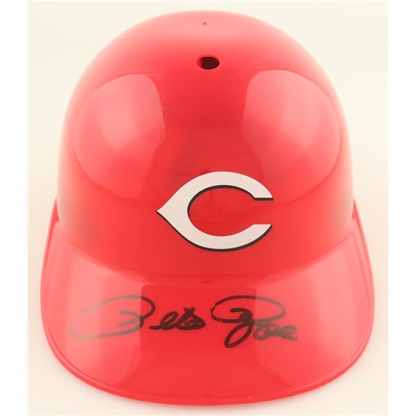 PETE ROSE SIGNED BATTING HELMET - FITERMAN SPORTS COA