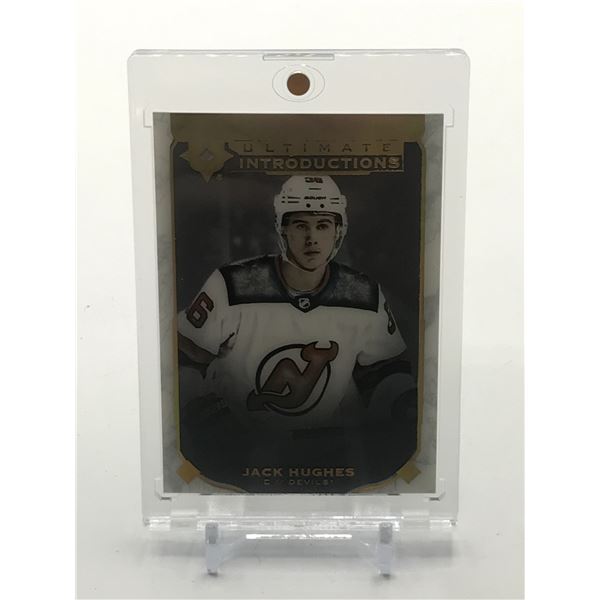2019-20 UPPER DECK ULTIMATE COLLECTION HOCKEY JACK HUGHES ROOKIE CARD