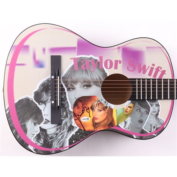 TAYLOR SWIFT SIGNED ACOUSTIC GUITAR - JSA COA