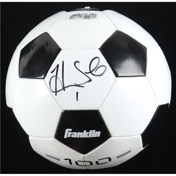 HOPE SOLO SIGNED SOCCER BALL - SCHWARTZ SPORTS COA