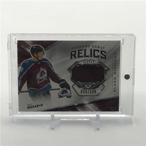 2019-20 UPPER DECK BLACK DIAMOND ROOKIE PATCH CALE MAKAR 34/349