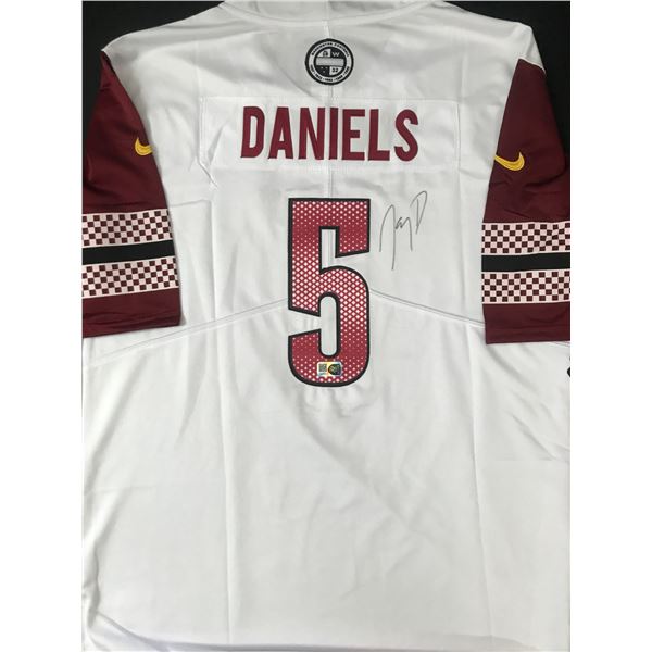 JAYDEN DANIELS SIGNED WASHINGTON COMMANDERS CUSTOM JERSEY - ELITE SPORTS COA