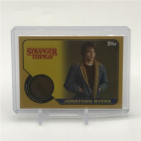 TOPPS STRANGER THINGS JONATHAN BYERS RELIC TRADING CARD 1/1