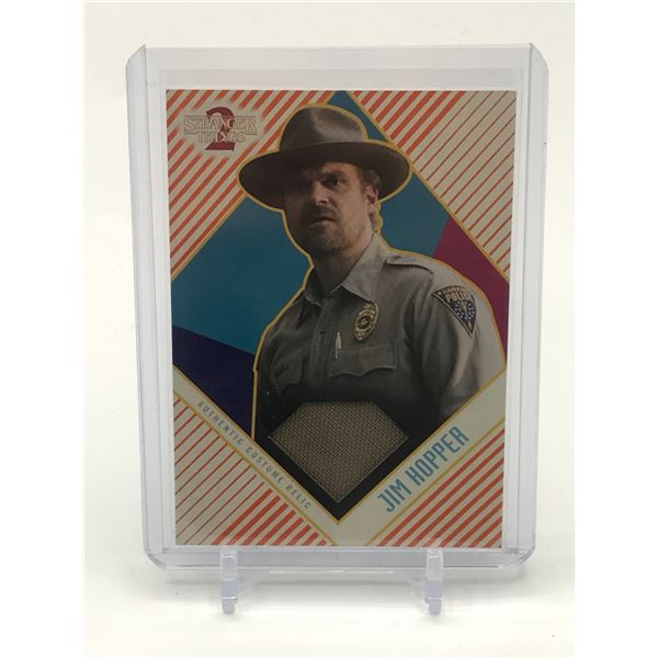 TOPPS STRANGER THINGS 2 JIM HOPPER RELIC TRADING CARD 53/99