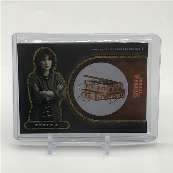 TOPPS STRANGER THINGS COMMEMORATIVE 80'S PIN TRADING CARD - TREE LIGHTS 65/99